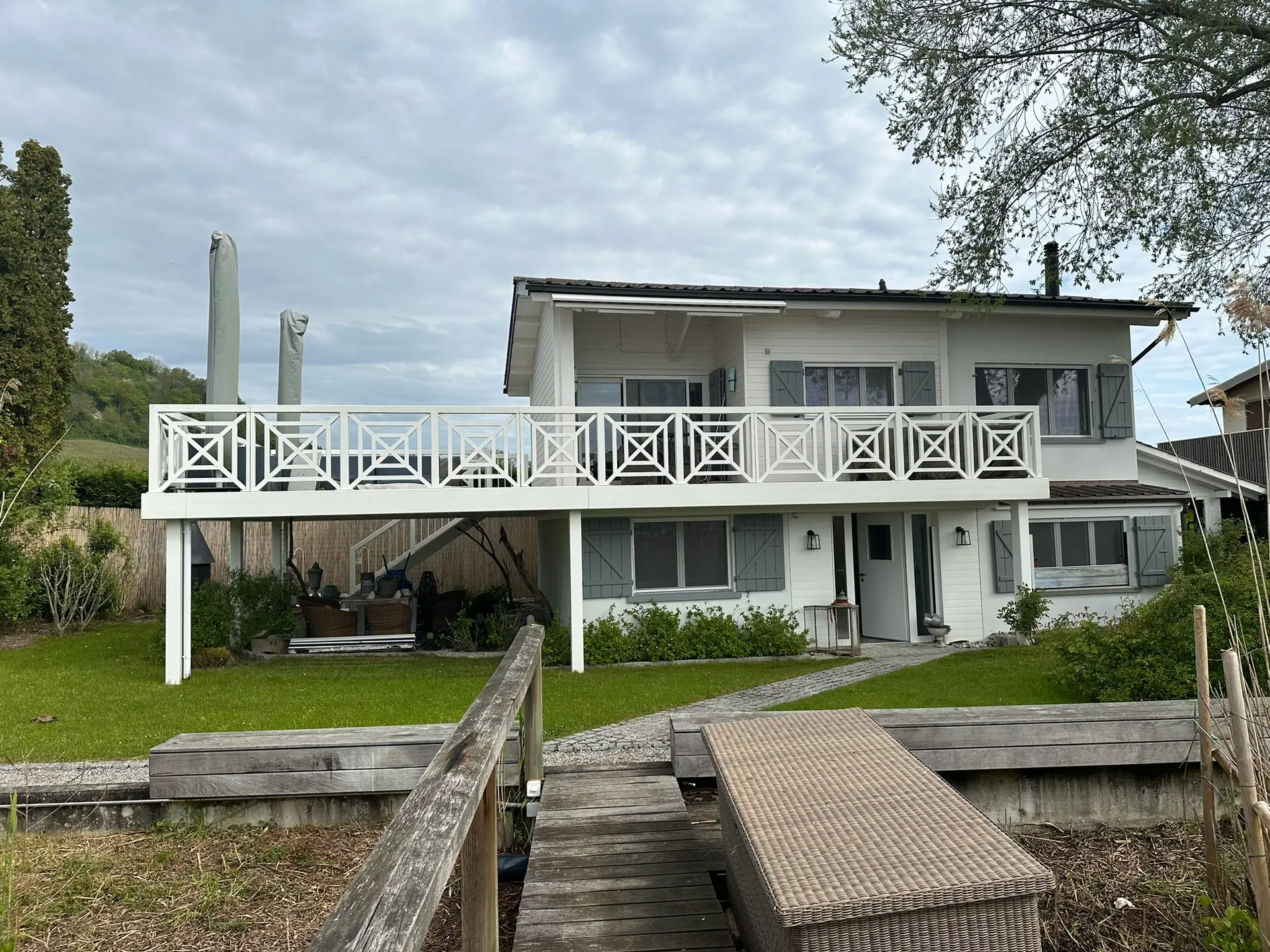 Hochwasserschutz Anhebung Seehaus